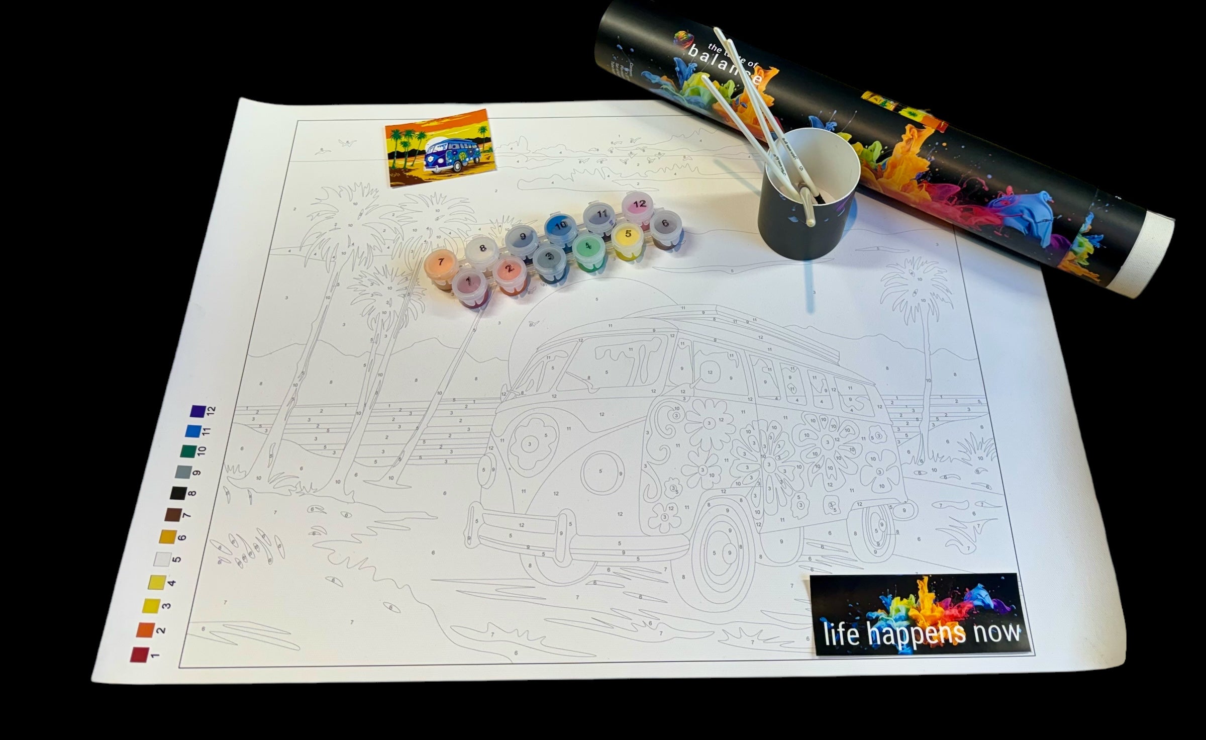 Palm Paradise Hippie Van