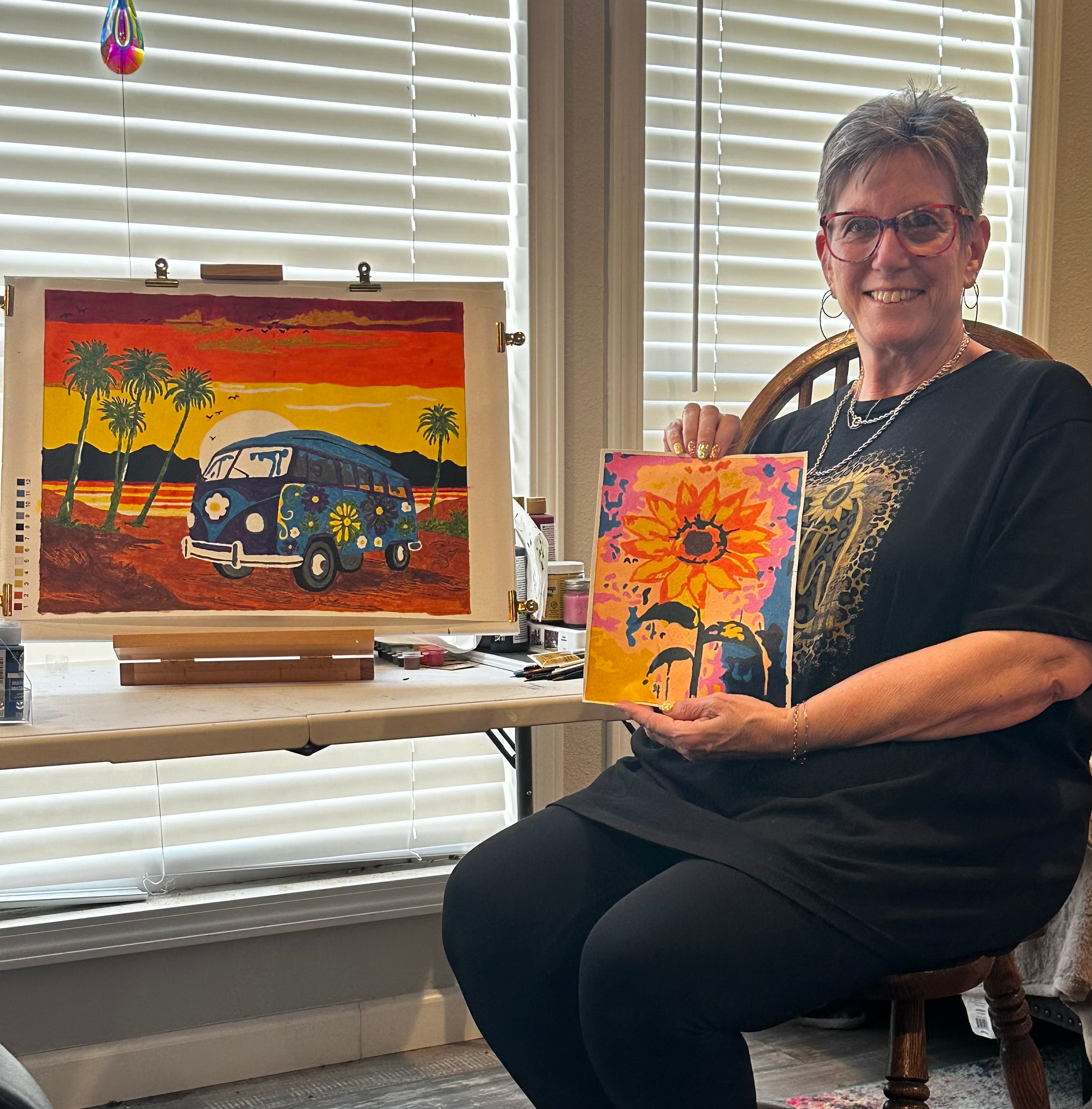 Palm Paradise Hippie Van