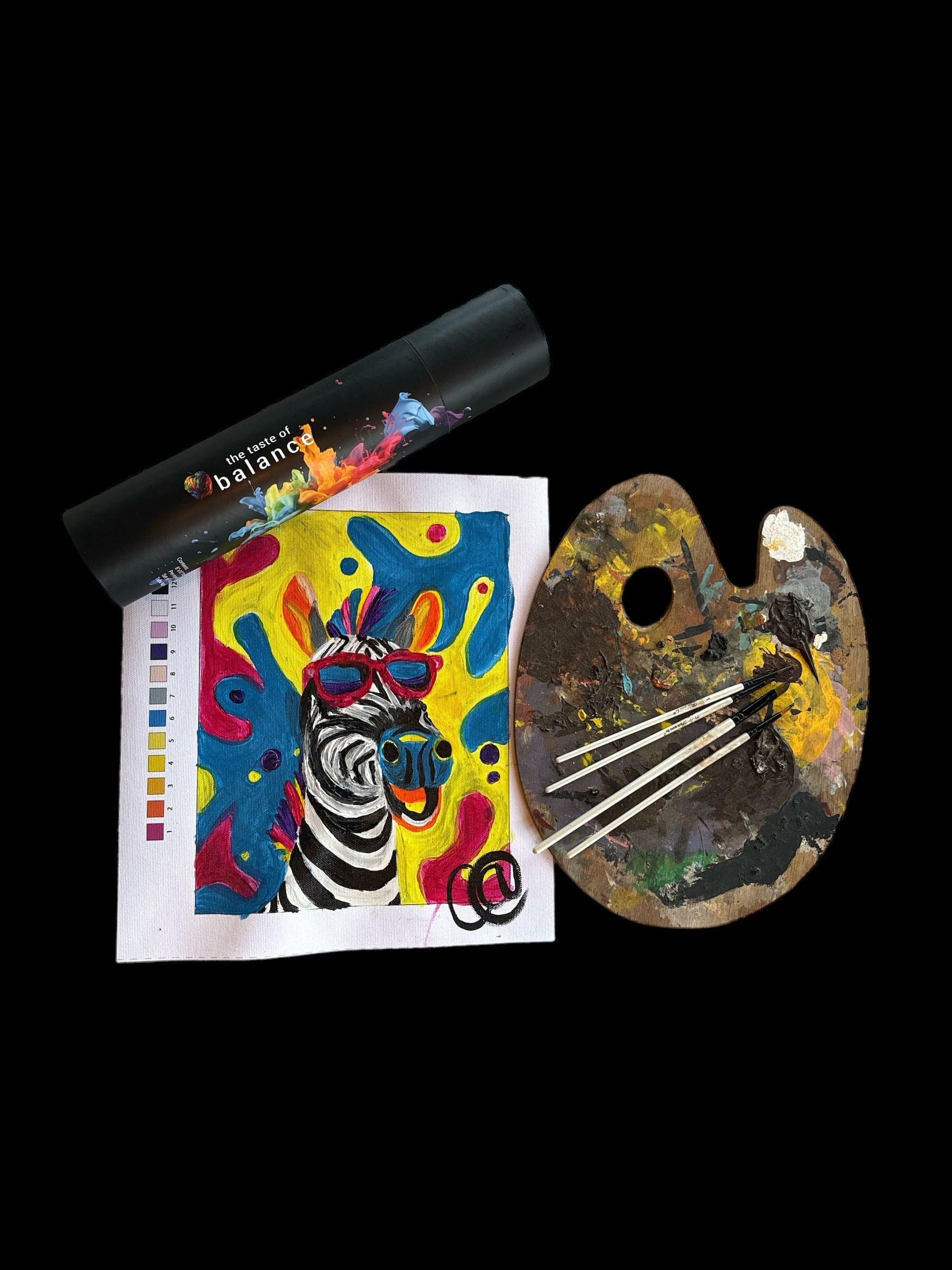 The Taste of Balance Moderate Zany Zebra