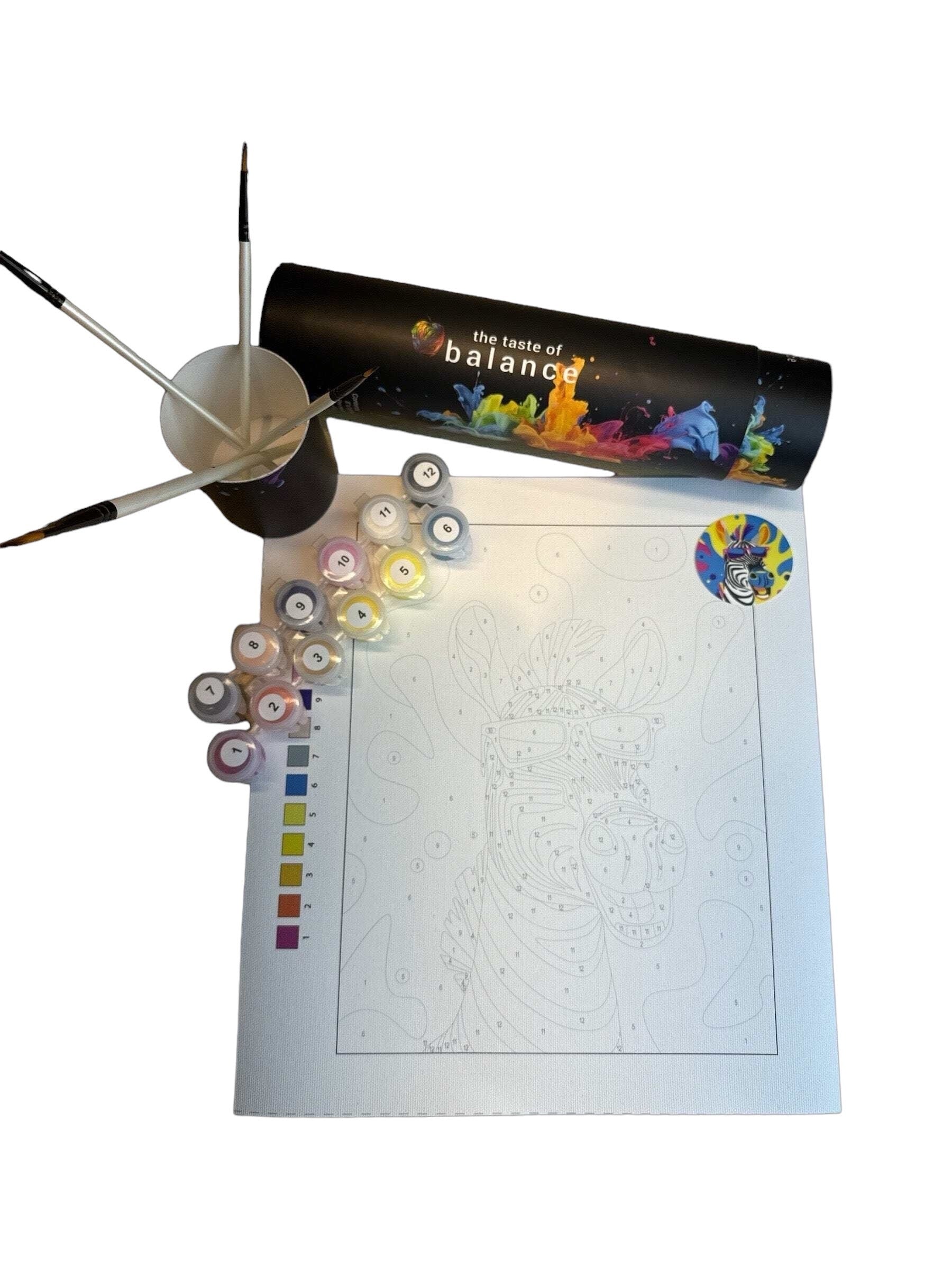 The Taste of Balance Moderate Zany Zebra