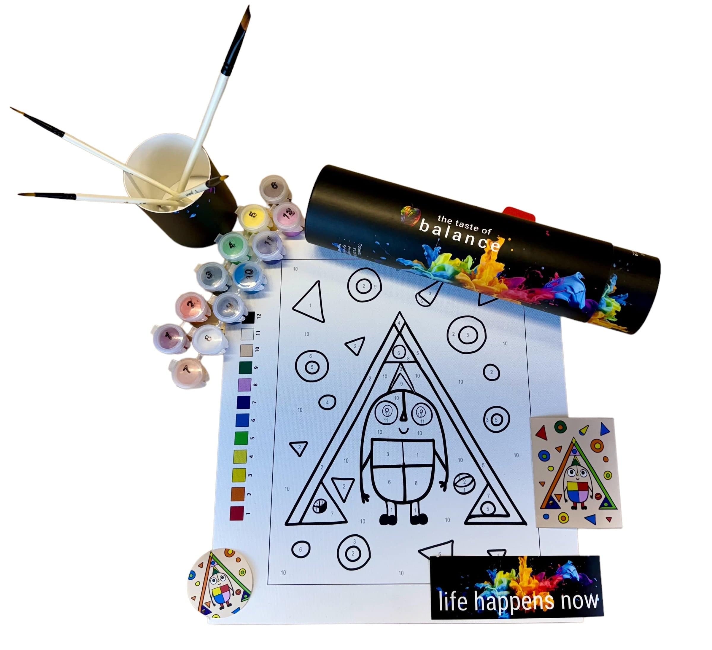 The Taste of Balance Simple Jayden's Geometric Galaxy