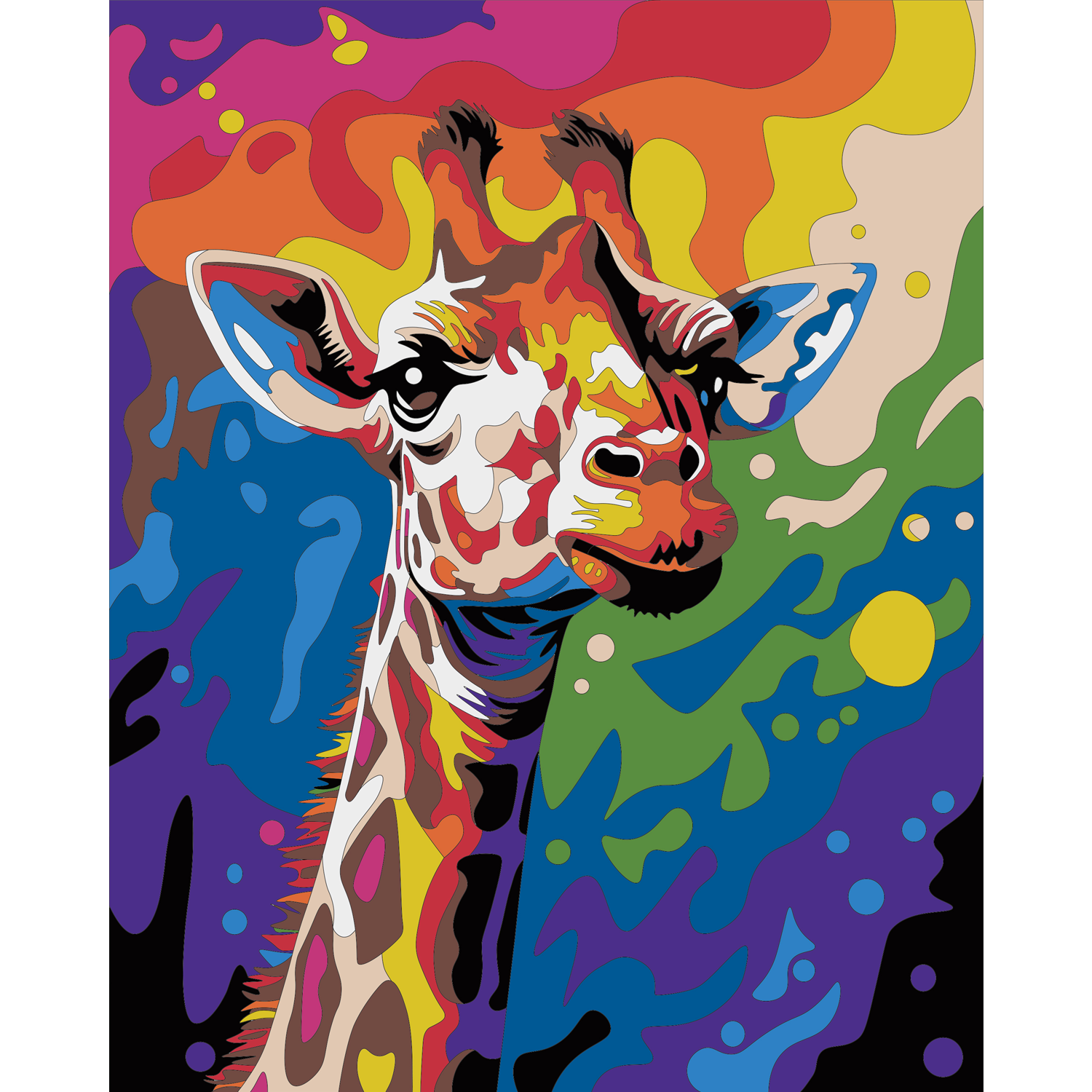 Whimsical Giraffe