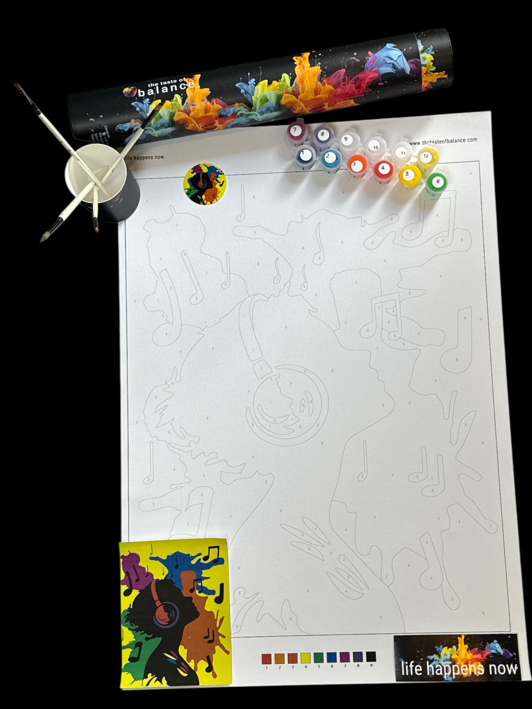 Harmony Within Paint by Number Kit | The Taste of Balance
