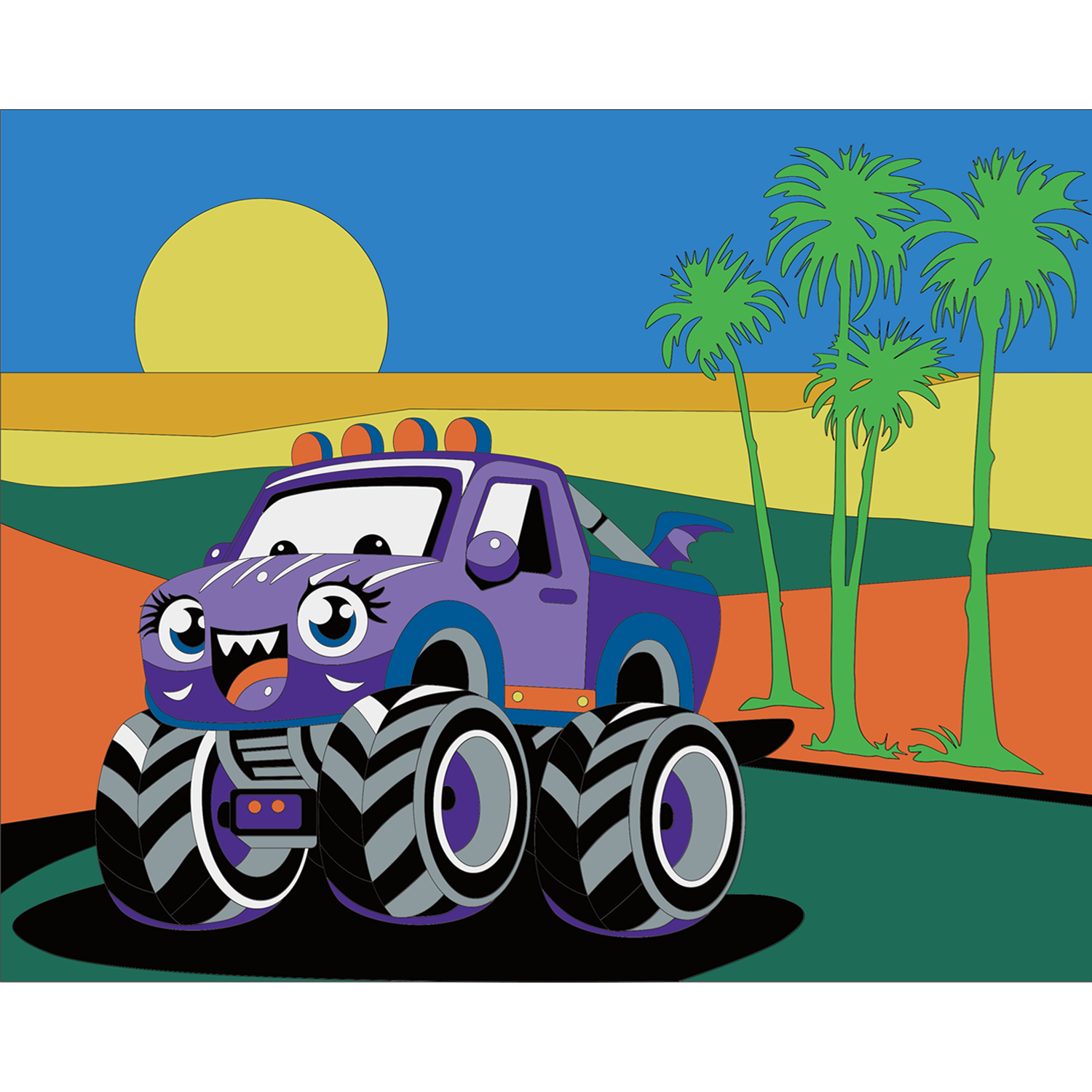 The Taste of Balance Moderate Monster Truck Paradise Drive