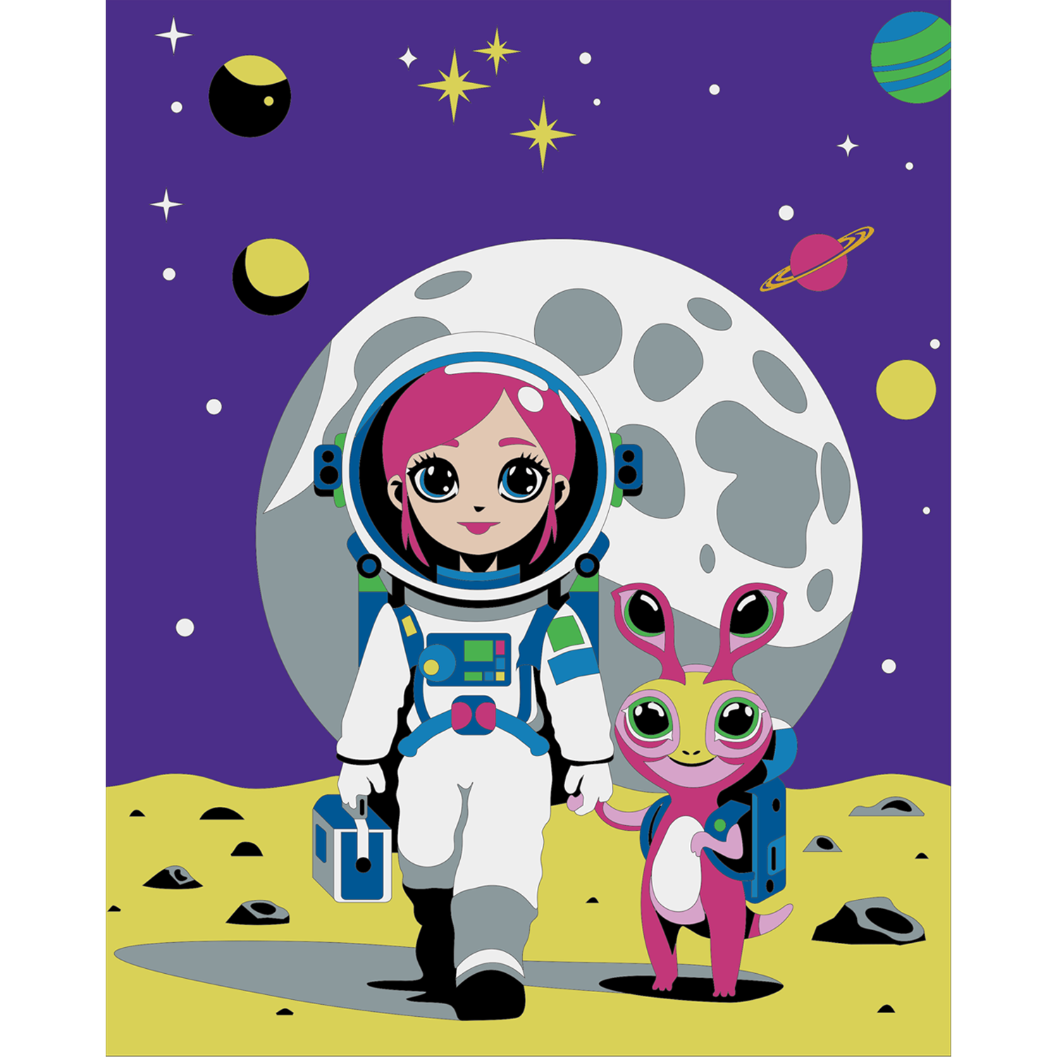 The Taste of Balance Moderate Space Girl