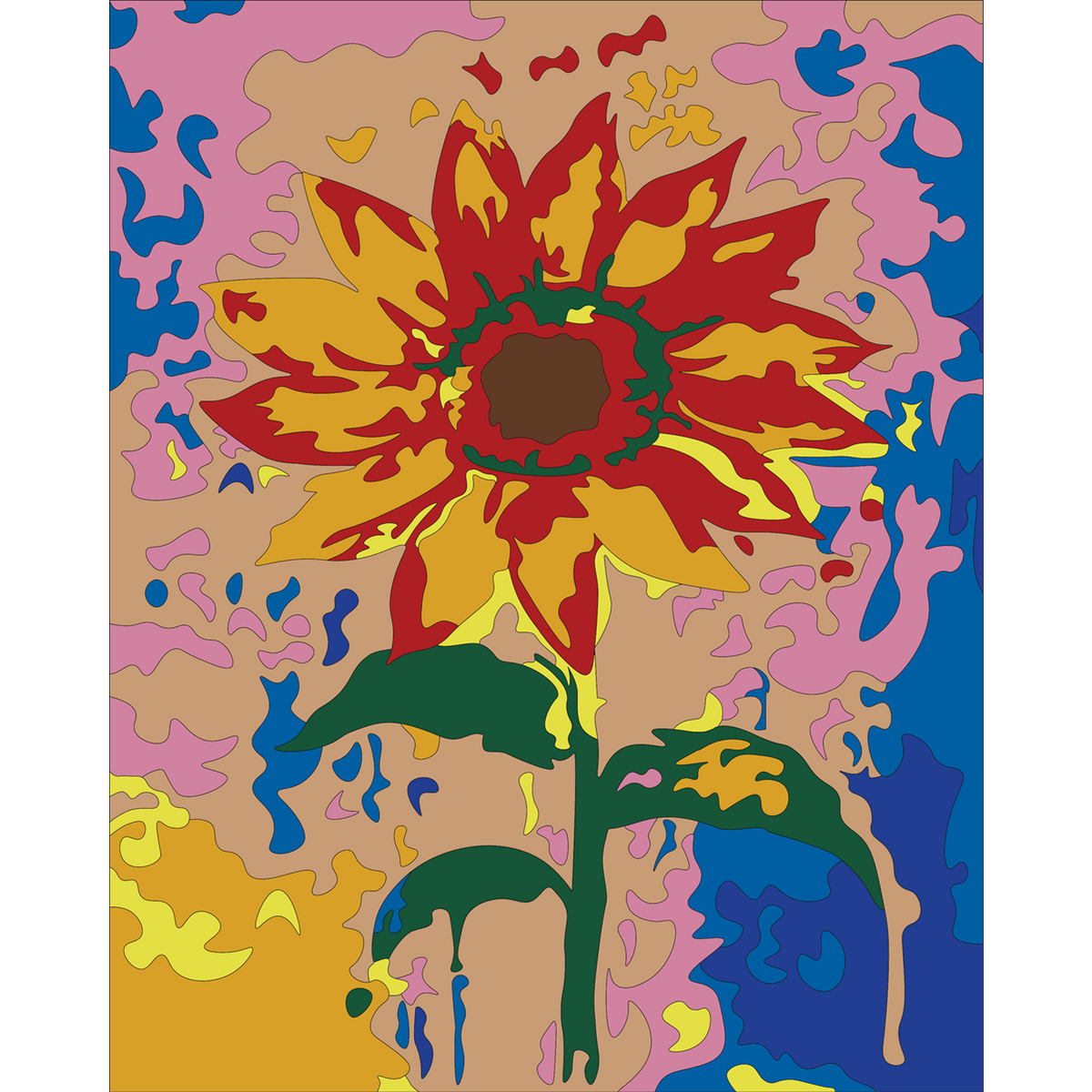 Sunflower Symphony Paint by Number - The Taste of Balance